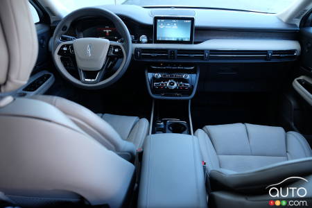 Steering wheel of 2023 Lincoln Corsair PHEV